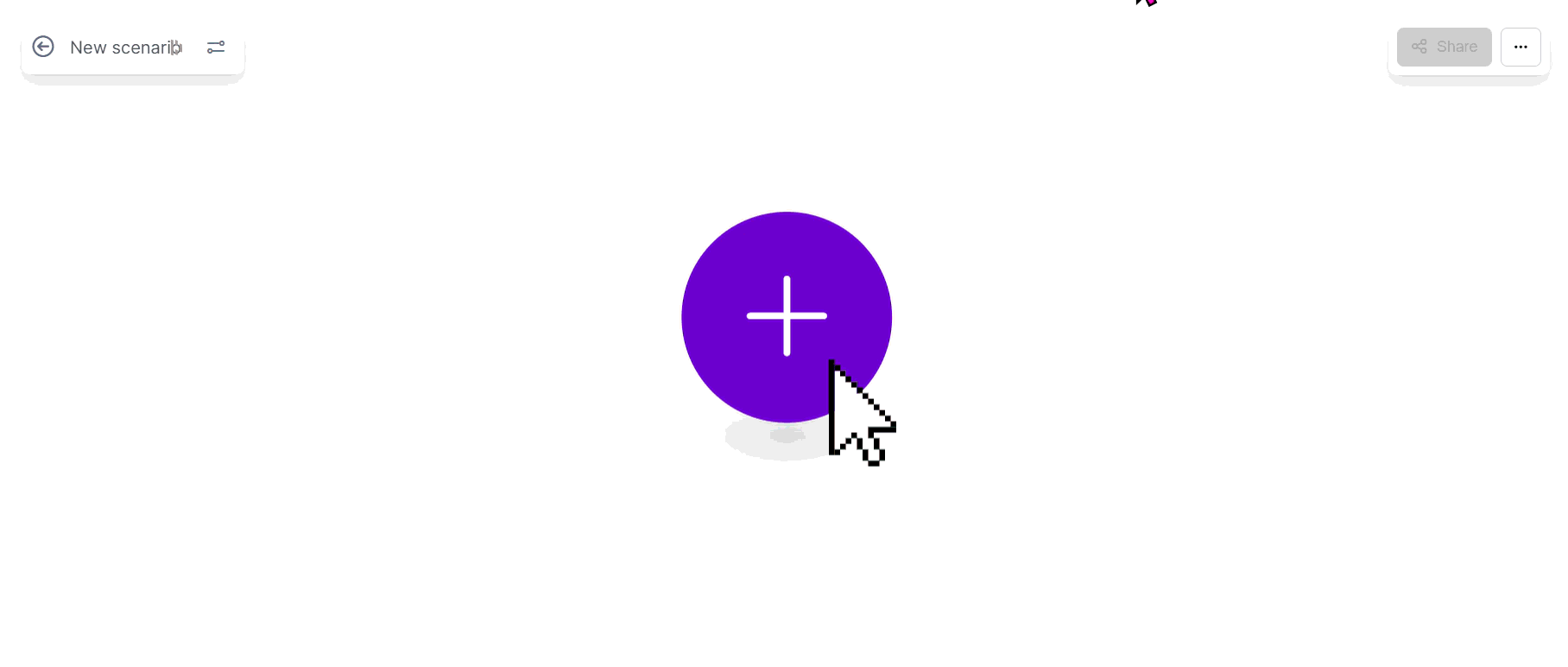 Adding the Webhooks module and selecting Custom webhook